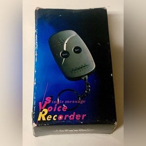 Rare Vtg KENDALL MOTOR OIL Promotional Advertisement Voice Recorder Keychain